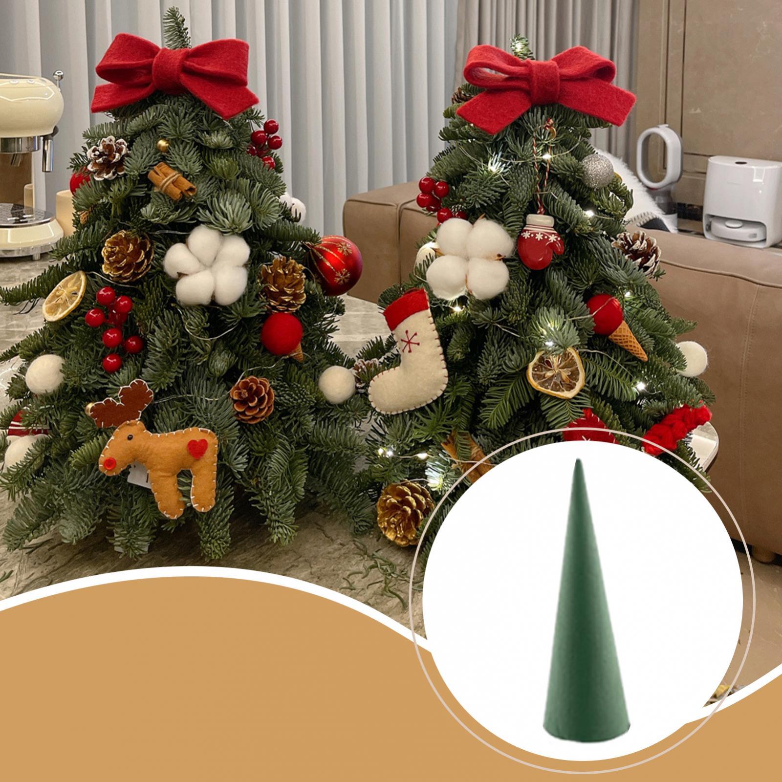 Floral Christmas Tree Cone Ver - Art Craft Holiday ulasan dan harga