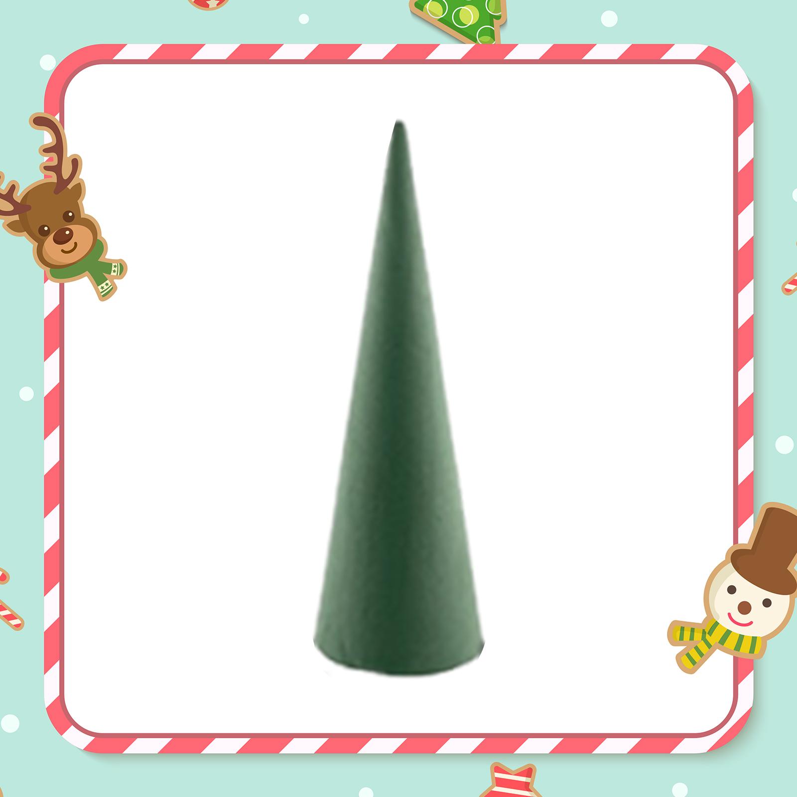 Floral Christmas Tree Cone Ver - Art Craft Holiday ulasan dan harga